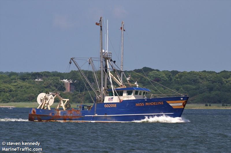 miss madeline (Fishing vessel) - IMO , MMSI 367791010 under the flag of United States (USA)