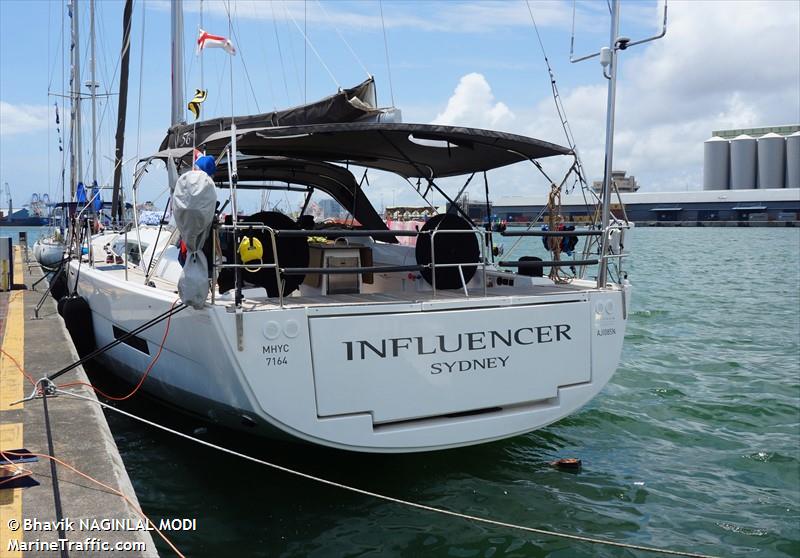 influencer (Sailing vessel) - IMO , MMSI 503059440 under the flag of Australia