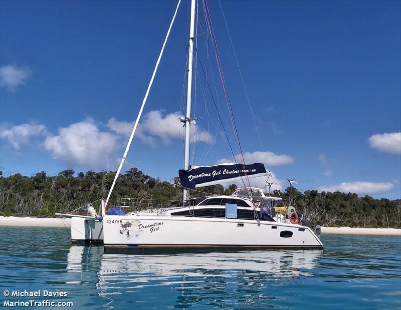 dreamtime girl (Sailing vessel) - IMO , MMSI 503402100, Call Sign AFN853N under the flag of Australia