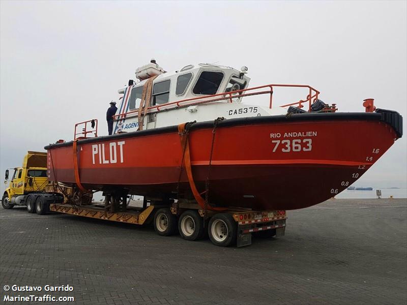 lp rio andalien (Pilot) - IMO , MMSI 725001474, Call Sign CA 5375 under the flag of Chile