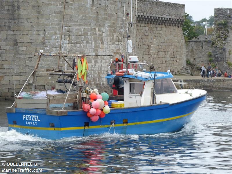 perzel (Fishing vessel) - IMO , MMSI 227567680, Call Sign FI8727 under the flag of France