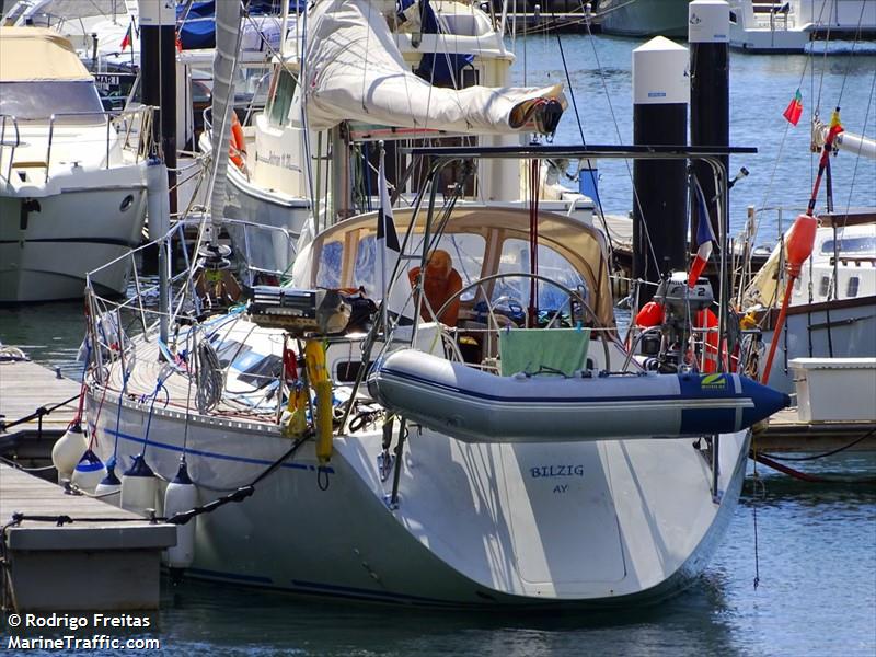 bilzig (Sailing vessel) - IMO , MMSI 227770130, Call Sign FJ2748 under the flag of France