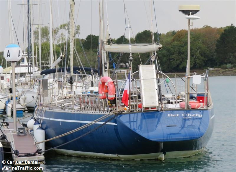 bet chely (Sailing vessel) - IMO , MMSI 227946430, Call Sign FAG5079 under the flag of France