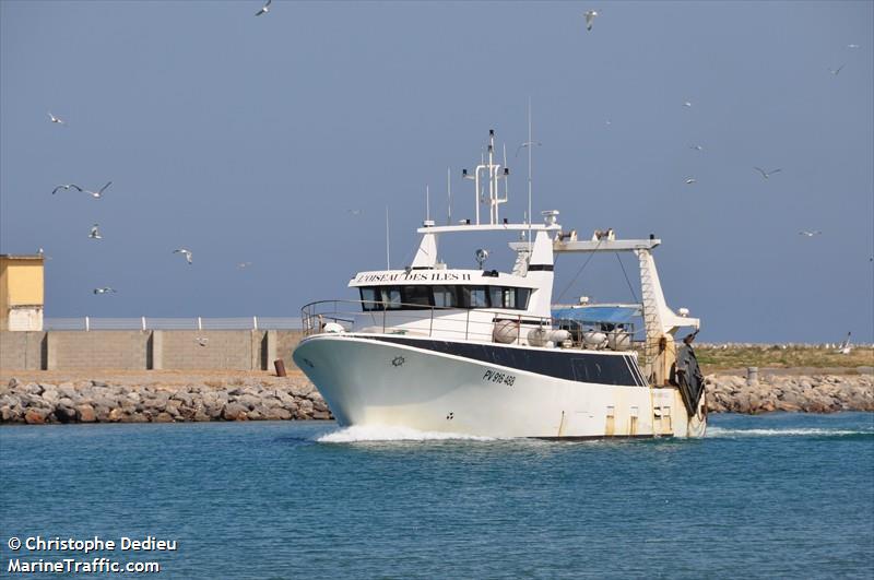 fv oiseau des iles2 (Fishing vessel) - IMO , MMSI 228198600, Call Sign FMBR under the flag of France