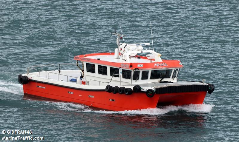 polaco (Port tender) - IMO , MMSI 232027022, Call Sign MHBT8 under the flag of United Kingdom (UK)
