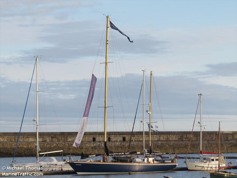 faramir (Sailing vessel) - IMO , MMSI 235005645, Call Sign MBEU9 under the flag of United Kingdom (UK)