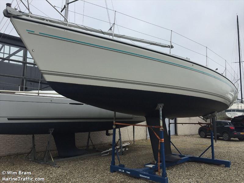 nimmerzat (Pleasure craft) - IMO , MMSI 244012900, Call Sign PD8326 under the flag of Netherlands