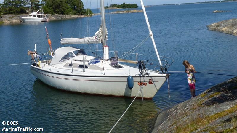 boes (Sailing vessel) - IMO , MMSI 244615962, Call Sign PC8697 under the flag of Netherlands