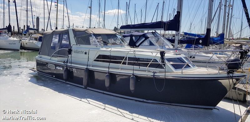 violante (Pleasure craft) - IMO , MMSI 244620074, Call Sign PE8881 under the flag of Netherlands