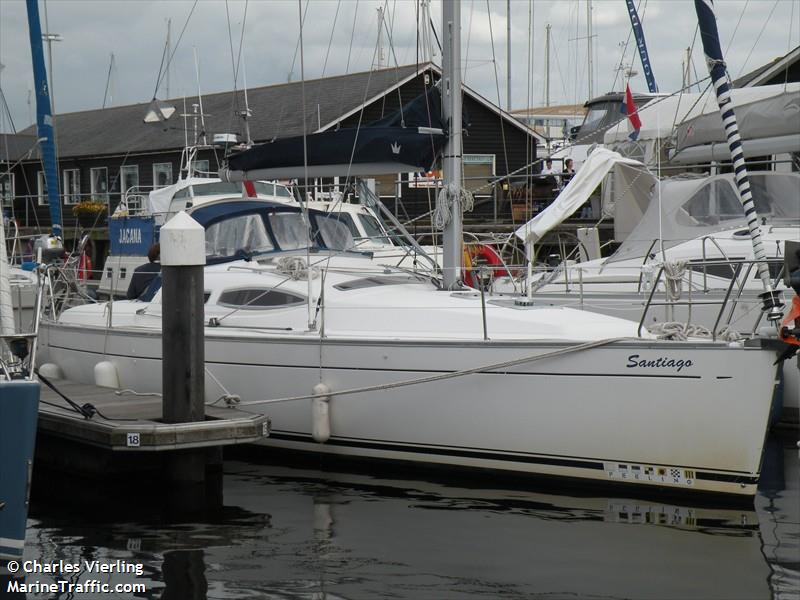 santiago (Pleasure craft) - IMO , MMSI 244660981, Call Sign PB5005 under the flag of Netherlands