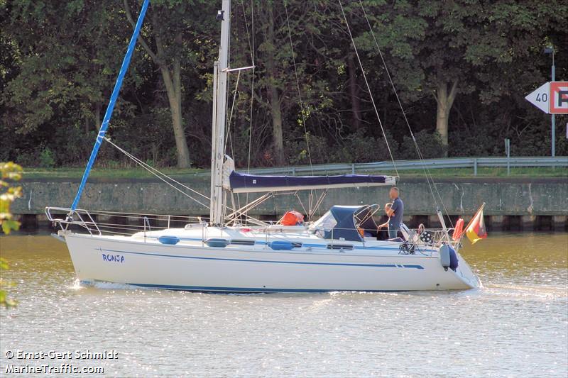 ronja (Sailing vessel) - IMO , MMSI 244670639, Call Sign PB5553 under the flag of Netherlands