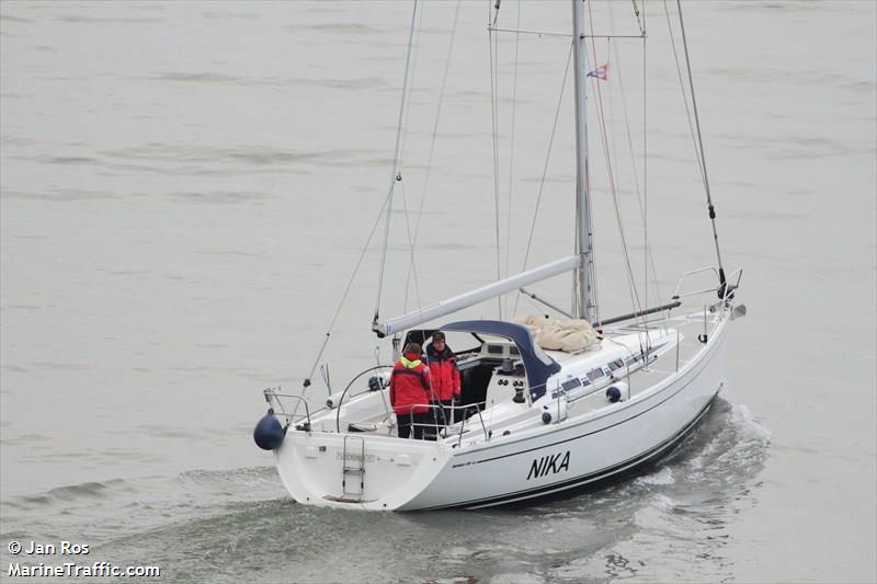 nika (Pleasure craft) - IMO , MMSI 244770500, Call Sign PC3272 under the flag of Netherlands