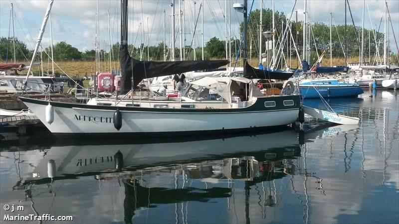 aphrodite (Sailing vessel) - IMO , MMSI 244780540, Call Sign PE7371 under the flag of Netherlands
