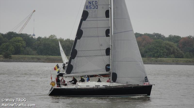 letitgo3 (Pleasure craft) - IMO , MMSI 244860344, Call Sign PB8403 under the flag of Netherlands