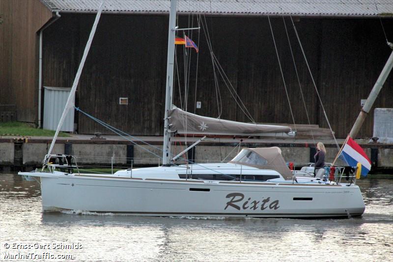 rixta (Pleasure craft) - IMO , MMSI 244870722, Call Sign PB7491 under the flag of Netherlands