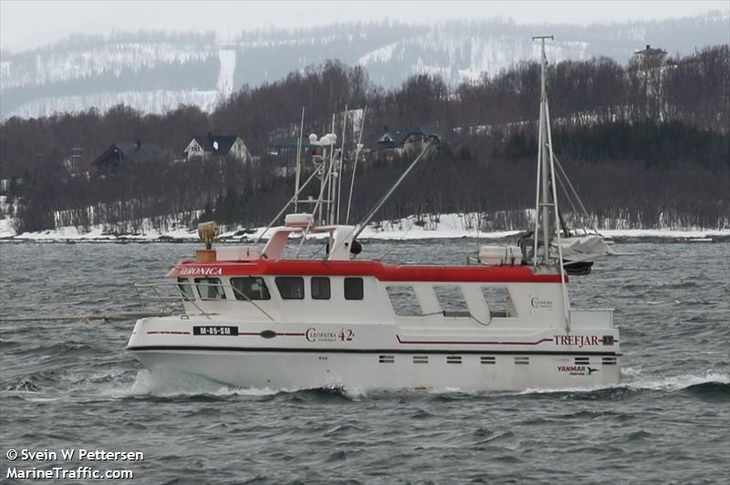 veronica (Fishing vessel) - IMO , MMSI 257300740, Call Sign LG 3897 under the flag of Norway