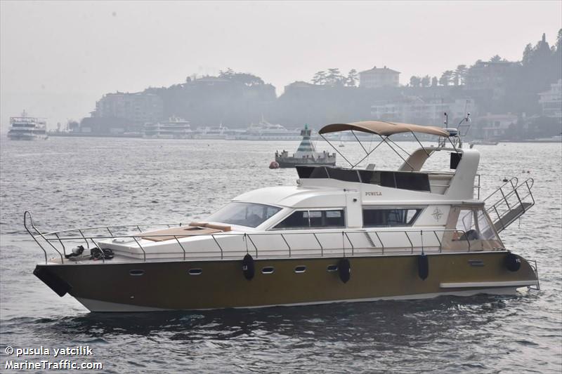 pusula (Pleasure craft) - IMO , MMSI 271046470, Call Sign YMA8001 under the flag of Turkey