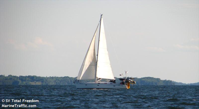 total freedom (Pleasure craft) - IMO , MMSI 316015905, Call Sign CGA2056 under the flag of Canada