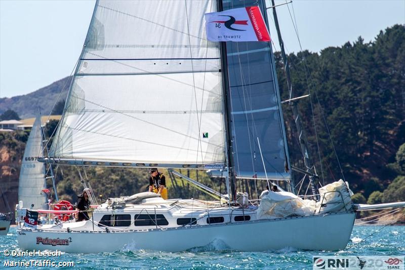 pelagian 2 (Sailing vessel) - IMO , MMSI 512008632, Call Sign ZMP3322 under the flag of New Zealand