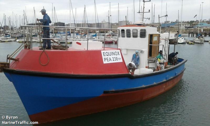 equinox (Fishing vessel) - IMO , MMSI 601002500, Call Sign ZS2013 under the flag of South Africa