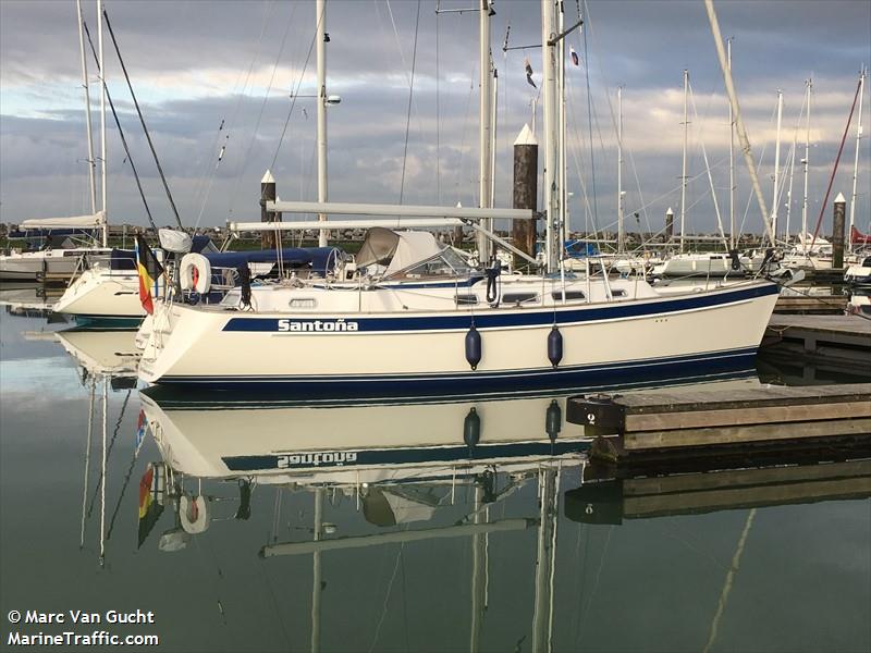 santona (Sailing vessel) - IMO , MMSI 205506810, Call Sign OR5068 under the flag of Belgium