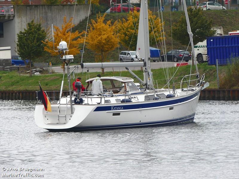 katanga (Sailing vessel) - IMO , MMSI 211272410 under the flag of Germany