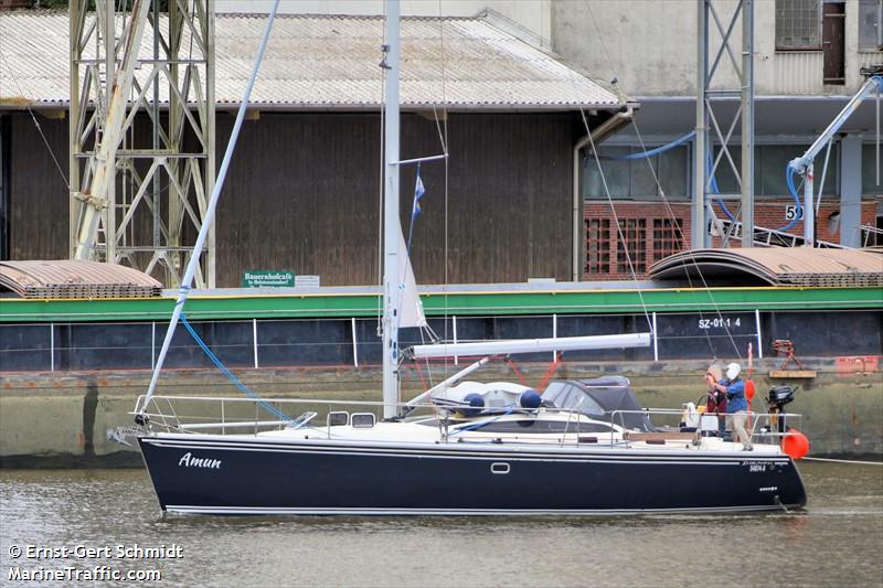 amun (Sailing vessel) - IMO , MMSI 211432840, Call Sign DH5695 under the flag of Germany