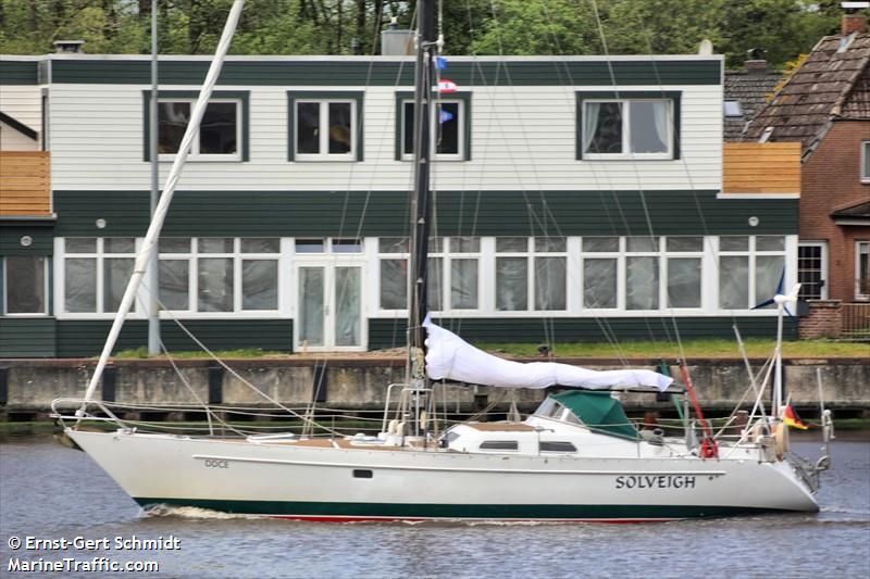 solveigh (Sailing vessel) - IMO , MMSI 211492450, Call Sign DDCE under the flag of Germany