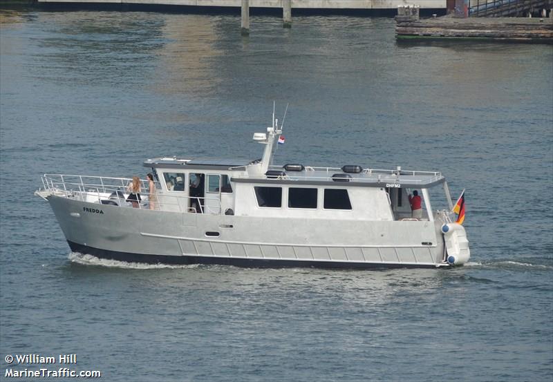 fredda (Pleasure craft) - IMO , MMSI 211624040, Call Sign DHFM2 under the flag of Germany