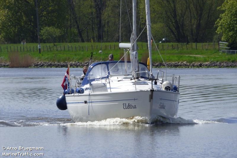 elektra (Pleasure craft) - IMO , MMSI 219021310 under the flag of Denmark