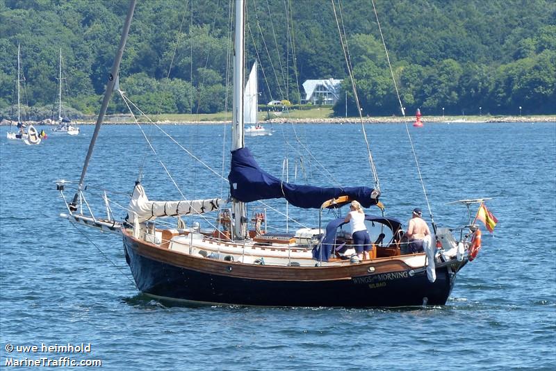 wings of the morning (-) - IMO , MMSI 225984024 under the flag of Spain