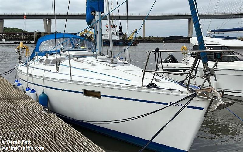 banba (Sailing vessel) - IMO , MMSI 232026837, Call Sign MGZY7 under the flag of United Kingdom (UK)