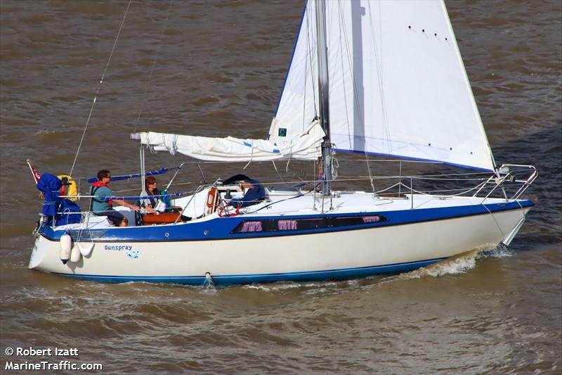 sunspray (Sailing vessel) - IMO , MMSI 235035695, Call Sign MMMN3 under the flag of United Kingdom (UK)