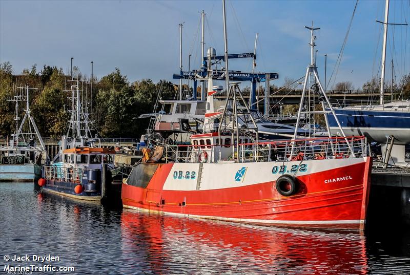 charmel ob22 (Fishing vessel) - IMO , MMSI 235060021, Call Sign 2AIUB under the flag of United Kingdom (UK)
