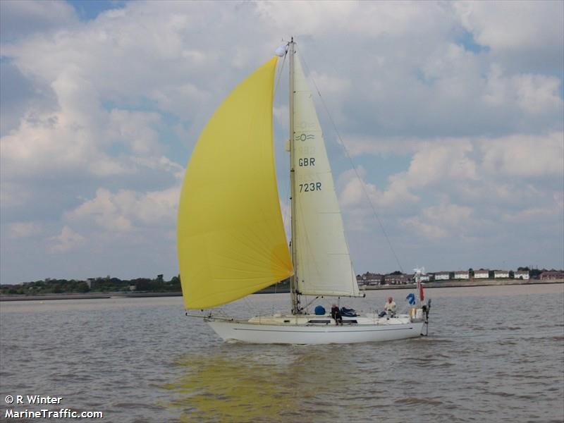 sestina (Sailing vessel) - IMO , MMSI 235064759, Call Sign MNBN9 under the flag of United Kingdom (UK)