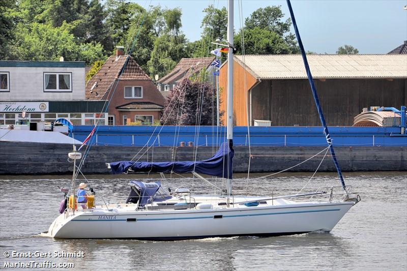 hanita (Sailing vessel) - IMO , MMSI 244020778, Call Sign PC9401 under the flag of Netherlands