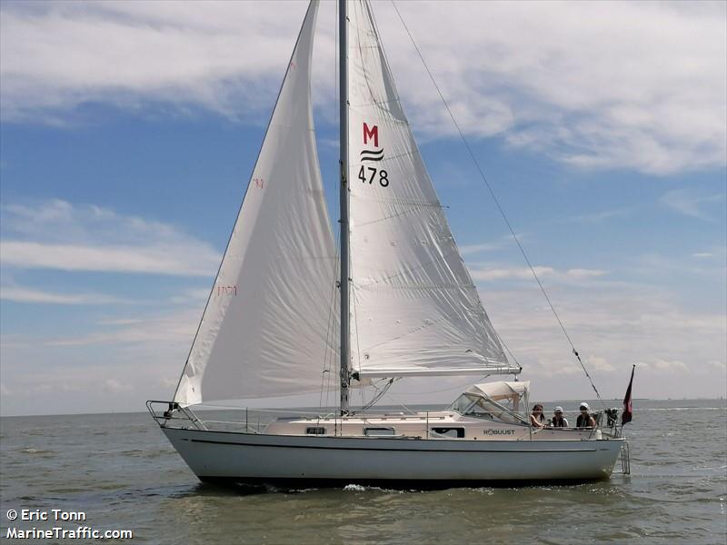 robuust (Sailing vessel) - IMO , MMSI 244140334, Call Sign PE8554 under the flag of Netherlands