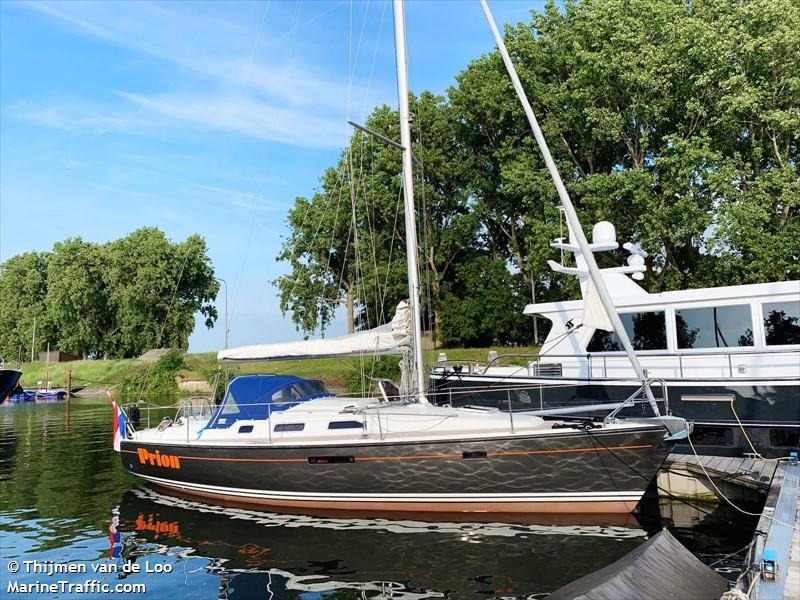 prion (Sailing vessel) - IMO , MMSI 244163804, Call Sign PF8169 under the flag of Netherlands