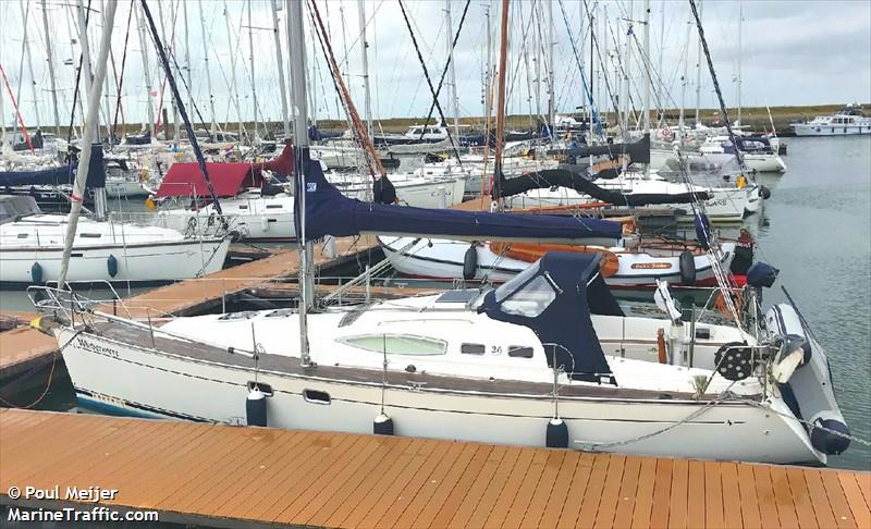 windermere (Sailing vessel) - IMO , MMSI 244210647, Call Sign PE5925 under the flag of Netherlands