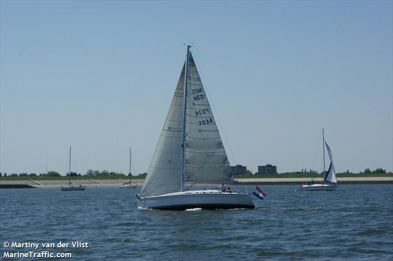 martiny (Pleasure craft) - IMO , MMSI 244700297, Call Sign PE 4650 under the flag of Netherlands
