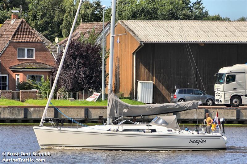 imagine (Sailing vessel) - IMO , MMSI 244790792, Call Sign PA5220 under the flag of Netherlands