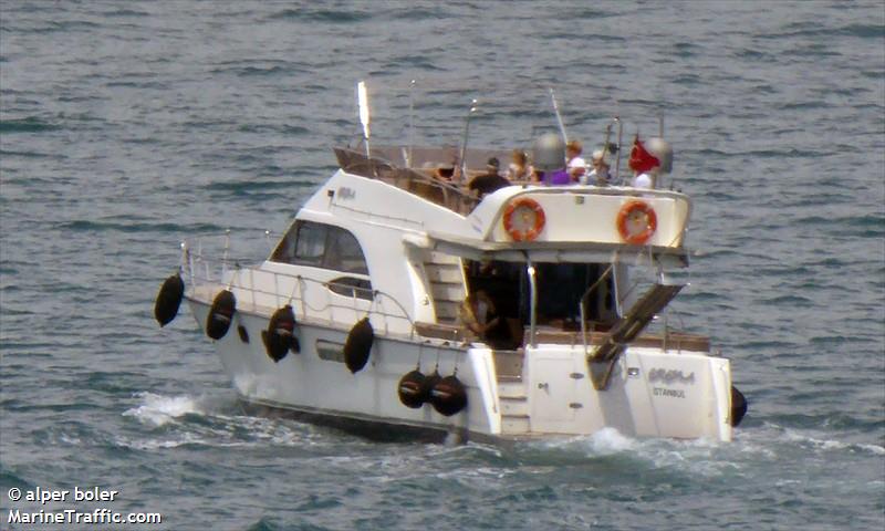 eren a (Pleasure craft) - IMO , MMSI 271043438, Call Sign YM4885 under the flag of Turkey