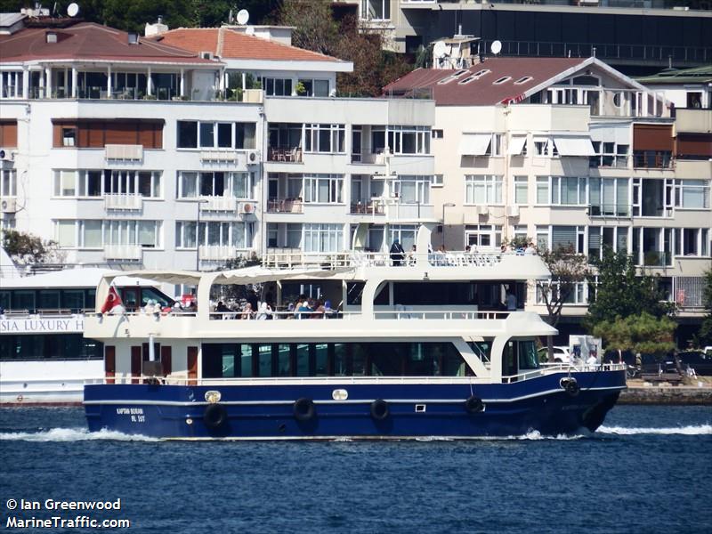 kaptan boran (Passenger ship) - IMO , MMSI 271043805, Call Sign YMA2514 under the flag of Turkey