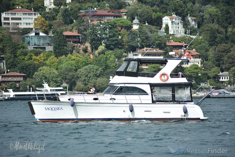 saqqara (Pleasure craft) - IMO , MMSI 271044263, Call Sign YMA2731 under the flag of Turkey
