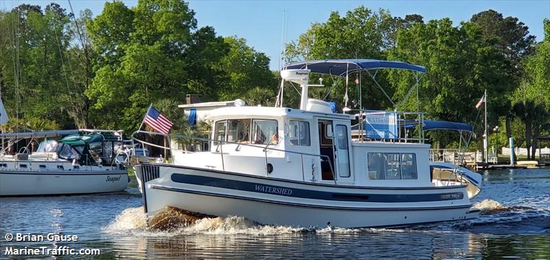 watershed (Pleasure craft) - IMO , MMSI 338363371 under the flag of USA
