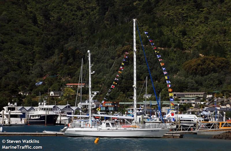 defiant (Sailing vessel) - IMO , MMSI 512003517, Call Sign ZMY9598 under the flag of New Zealand