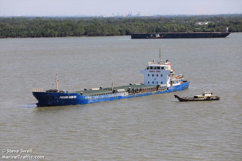 phuong nam 88 (Cargo ship) - IMO , MMSI 574012365, Call Sign 3WGN9 under the flag of Vietnam