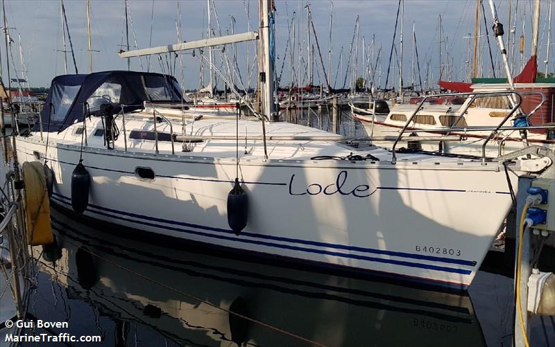 lode (Sailing vessel) - IMO , MMSI 205291810, Call Sign OR2918 under the flag of Belgium