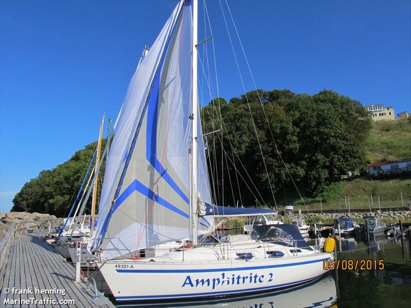 amphitrite 2 (Sailing vessel) - IMO , MMSI 211593350, Call Sign DB7452 under the flag of Germany