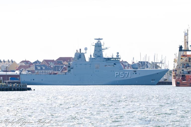hdms ejnar mikkelsen (Military ops) - IMO , MMSI 220429000, Call Sign OVFH under the flag of Denmark